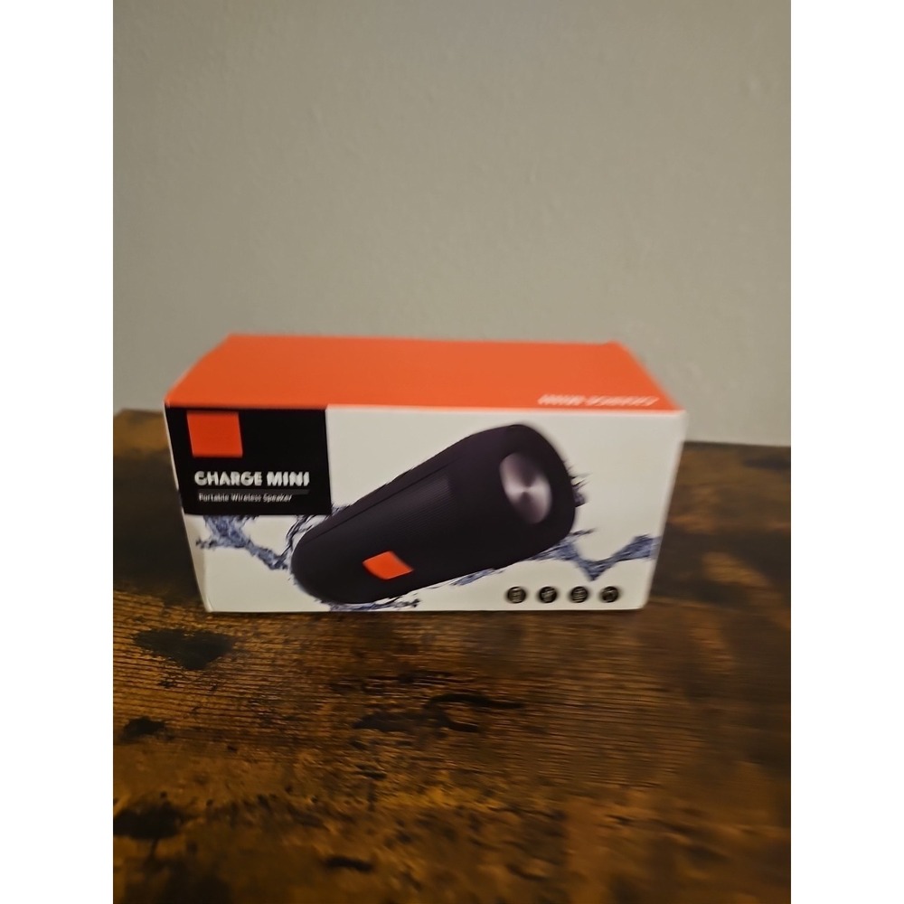 WIRELESS SPEAKER-Portable CHARGE MINI BLK Bluetooth (includes Charging Cord)-NEW